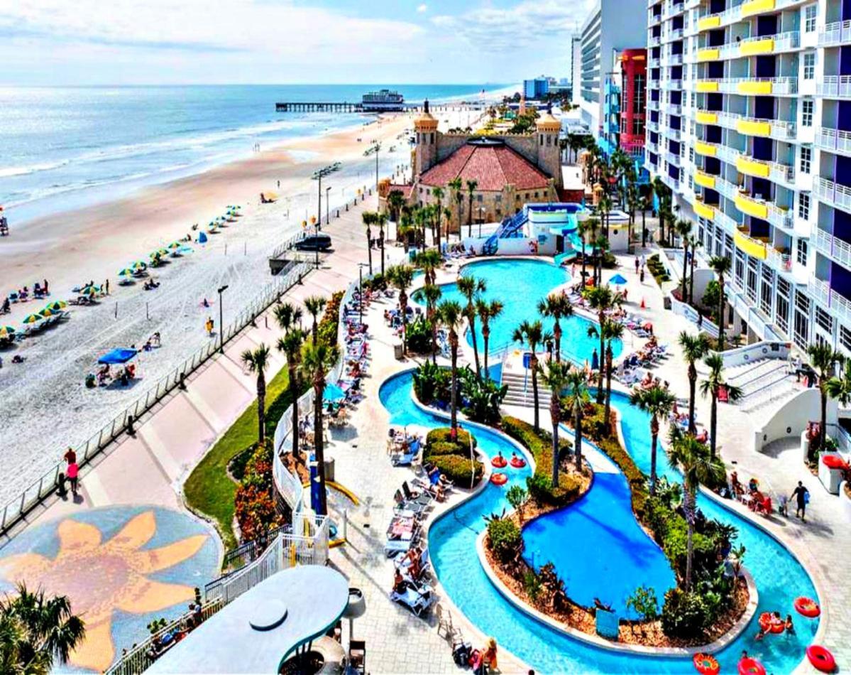 2 Bedroom Resort Condo Direct Oceanfront Wyndham Ocean Walk - Daytona Funland 2226 Daytona Beach Exterior foto